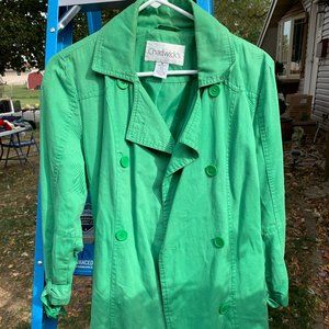 Green Chadwicks Trench Coat - OBO